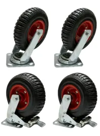 zestaw-kol-200-mm-pelne-wozka-transportowego-magazynowego-obrotowe-hamulec