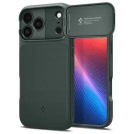 etui-spigen-optik-armor-mag-magsafe-do-iphone-17-pro-zielony