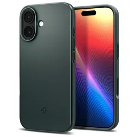 etui-spigen-thin-fit-mag-magsafe-do-iphone-17-zielony