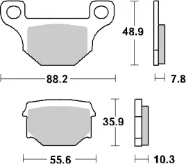 sbs-klocki-hamulcowe-kh93-street-standart-ceramic-kolor-czarny