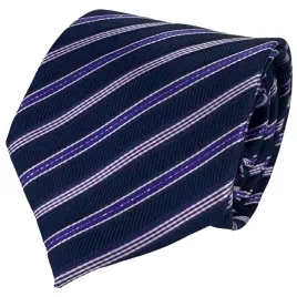 elegancki-meski-krawat-niebiesko-fioletowy-w-paski-8-cm-klasyczny-nylonowy