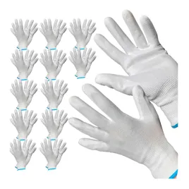 rekawice-robocze-gumowe-10-xl-biale-bhp-poliuretanowe-zestaw-12-par