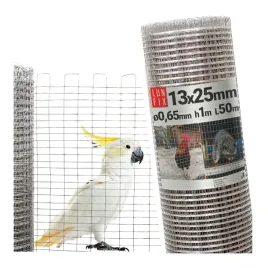 Zdjęcie produktu Siatka ogrodzeniowa 1m 100cm zgrzewana ocynkowana 13x25 50mb