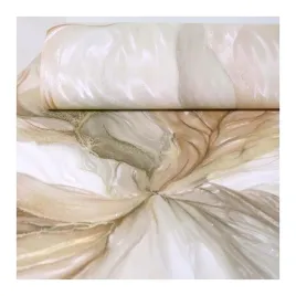 tapeta-impresja-jak-gnieciony-material-brazowa-bezowa-flizelina-do-mycia