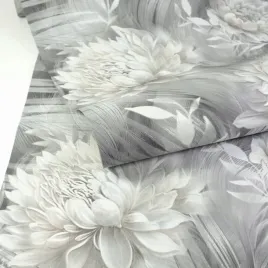 tapeta-duze-kwiaty-eleganckie-tlo-szare-grafitowe-papierowa