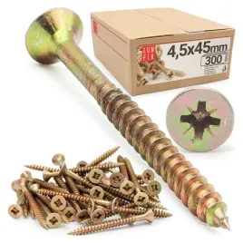 wkrety-do-drewna-45-mm-hartowane-zolte-ocynkowane-45x45-uniwersalne-300szt