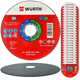 tarcze-do-ciecia-metalu-stali-nierdzewnej-inox-125x1-tarcza-wurth-mocne-25x