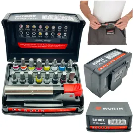 zestaw-bitow-koncowek-wurth-1-4-torx-rw-ph-pz-z-uchwytem-na-bity-17-sztuk