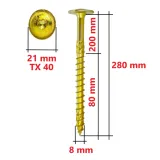 wkrety-ciesielskie-do-drewna-talerzowe-wkcp-8x280-na-torx-wkret-met-50-szt-stan-nowy