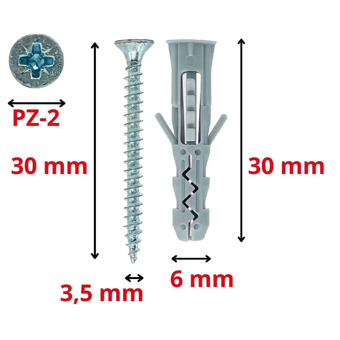 kolki-rozporowe-krx-6x30-krzyzak-do-betonu-cegly-200-szt-klimas-wkret-met-stan-nowy