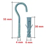 kolki-rozporowe-z-hakiem-polpelnym-6x55-mm-wkret-met-klimas-wx-ocynk-100szt-stan-nowy