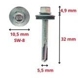 wkrety-samowiercace-do-metalu-z-podkladka-wss-55x32-farmery-na-klucz-250st-stan-nowy