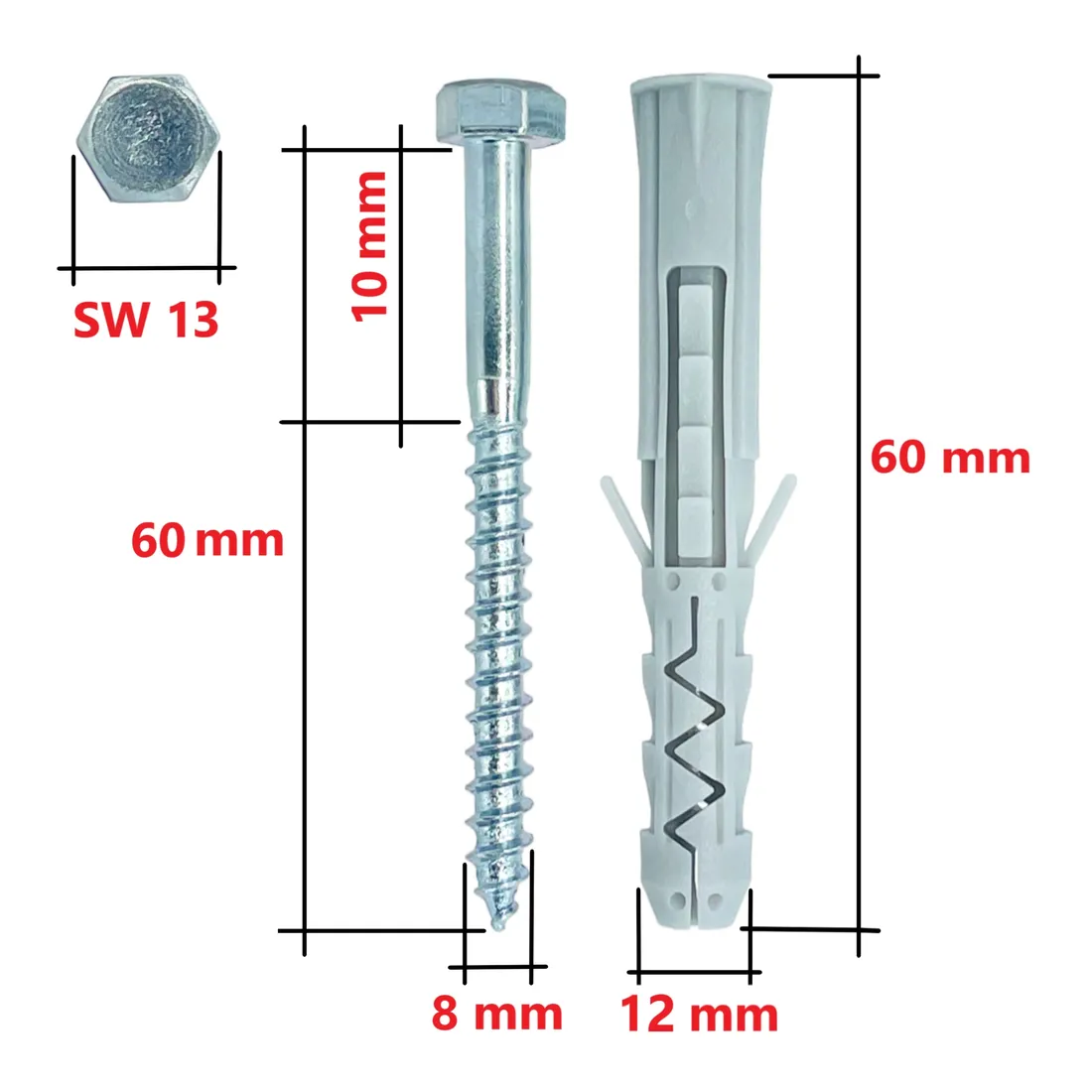 kolki-rozporowe-kkx-12x60-dyble-z-wkretem-na-klucz-do-betonu-cegly-100-szt-stan-nowy