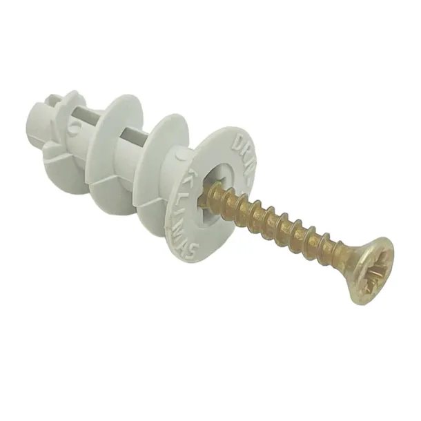 kolki-driva-do-plyt-karton-gips-gk-regips-8x23-mm-slimakowy-z-wkretem-50szt-stan-opakowania-oryginalne