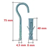 kolki-rozporowe-z-hakiem-polpelnym-8x75-mm-wkret-met-klimas-wx-ocynk-100szt-stan-nowy