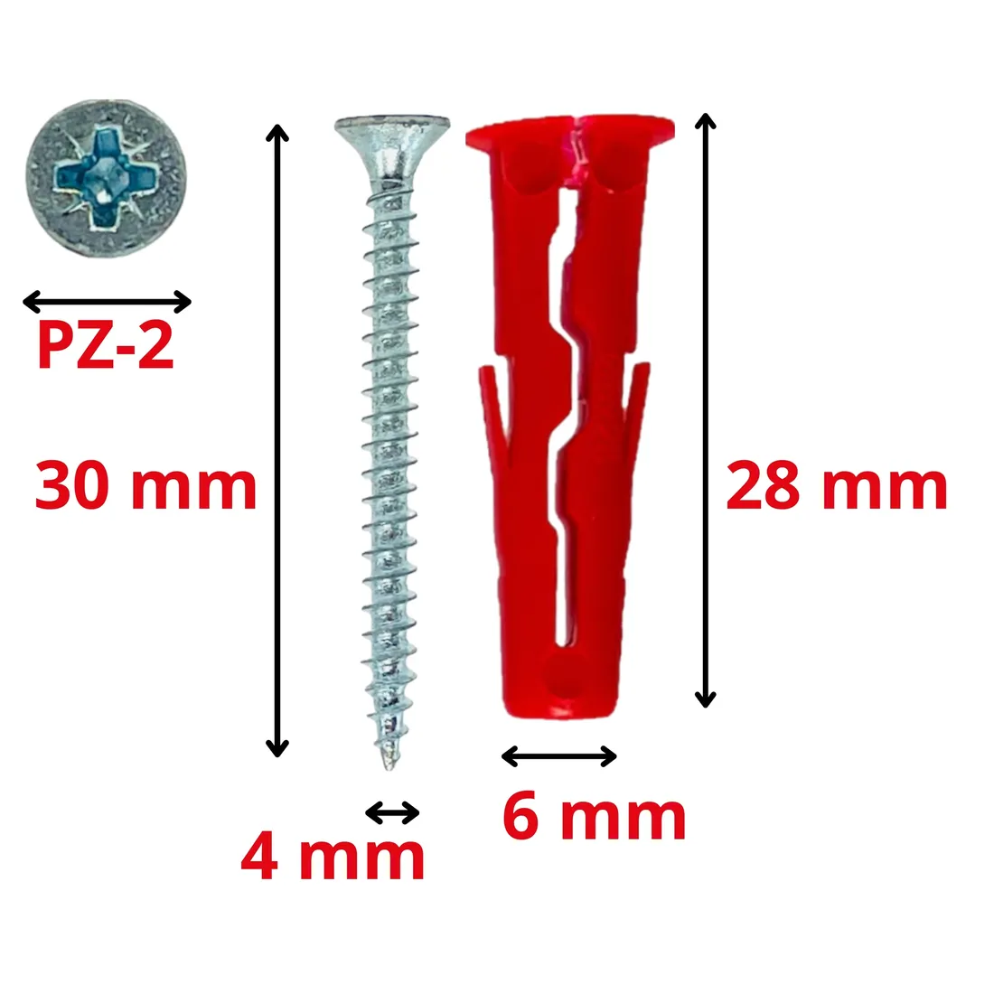 kolki-rozporowe-uniwersalne-rawlplug-uno-6-z-wkretem-do-betonu-plyt-gk-100x-stan-nowy