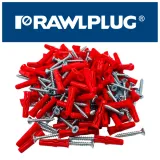 kolki-rozporowe-uniwersalne-rawlplug-uno-6-z-wkretem-do-betonu-plyt-gk-100x-liczba-sztuk-100-szt