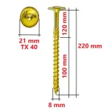 wkrety-ciesielskie-do-drewna-talerzowe-wkcp-8x220-na-torx-wkret-met-50-szt-stan-nowy