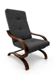 fotel-relaxo-wypoczynkowy-salon-drewno-orzech-material-czarny