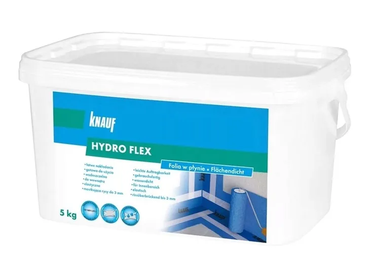 FOLIA W PŁYNIE HYDROIZOLACJA KNAUF HYDRO FLEX 5KG