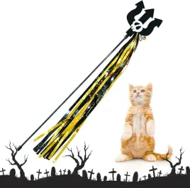 zabawka-dla-kota-wedka-z-piorkiem-halloween-dynia-duch-interaktywna