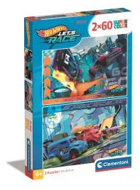 puzzle-2x60-hot-wheels-clementoni
