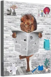 zabawny-obraz-plakat-do-lazienki-lew-czyta-gazete-30x40-cm