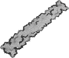 bieznik-na-stol-halloween-173x33-cm-czarny-pajeczyna-koronka-nietoperze