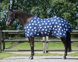 derka-stajenna-dla-konia-qhp-start-150g-granatowa-w-gwiazdki-195-145