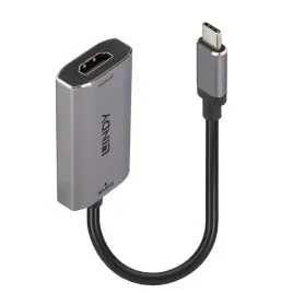 lindy-43327-adapter-kablowy-011-m-usb-type-c-hdmi-czarny-szary
