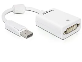 delock-61765-adapter-kablowy-0125-m-displayport-dvi-i-bialy