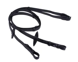 wodze-gumowane-dla-konia-qhp-anti-slip-ze-stoperami-czarne-full