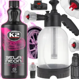 pianownica-reczna-2l-k2-bela-pro-neon-rozowa-aktywna-piana-mycia-samochodu