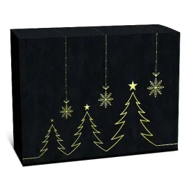 pudelko-swiateczne-premium-na-3-wina-czarne-z-choinkami-360x260x93mm