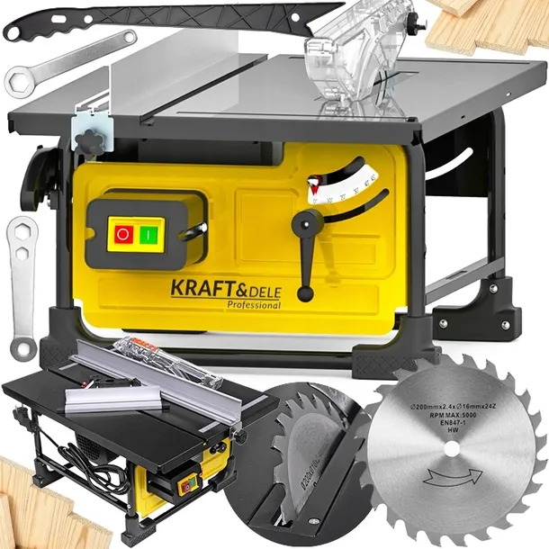 PIŁA STOŁOWA 2000W 200X16MM 2950RPM KRAFT&DELE KD5290