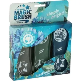 zestaw-szczotek-dla-koniamagic-brush-cornflowers-ekologiczne-z-recyklingu
