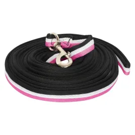 lonza-dla-konia-imperial-riding-lunging-rozowa-biala-czarna-8m