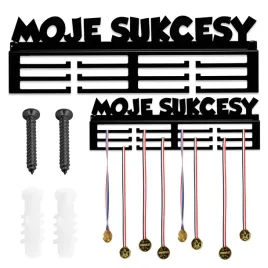wieszak-na-medale-scienny-moje-sukcesy-metalowy-czarny-kolki-zaslepki-40-cm