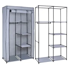 szafa-tekstylna-garderoba-materialowa-z-polkami-szara-wieszak-na-ubrania