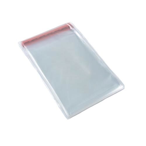 Zaklejane torebki foliowe celofanowe woreczki 250x350mm 100szt z paskiem