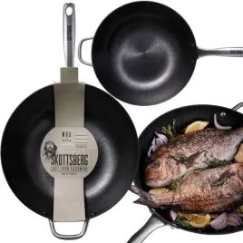 skottsberg-patelnia-wok-zeliwny-34-cm-cast-iron