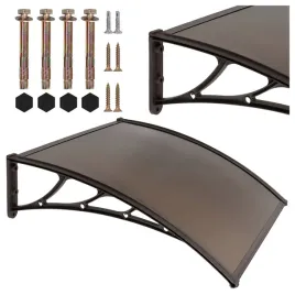 daszek-nad-drzwi-zadaszenie-poliweglan-wejsciowe-klime-brazowy-uv-120x80-cm