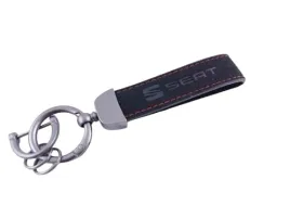 seat-brelok-breloczek-alcantara-czarny