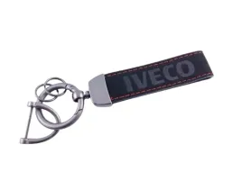 iveco-brelok-breloczek-alcantara-czarny