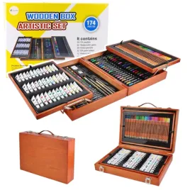 profesjonalny-zestaw-artystyczny-w-drewnianej-walizce-174-elementy