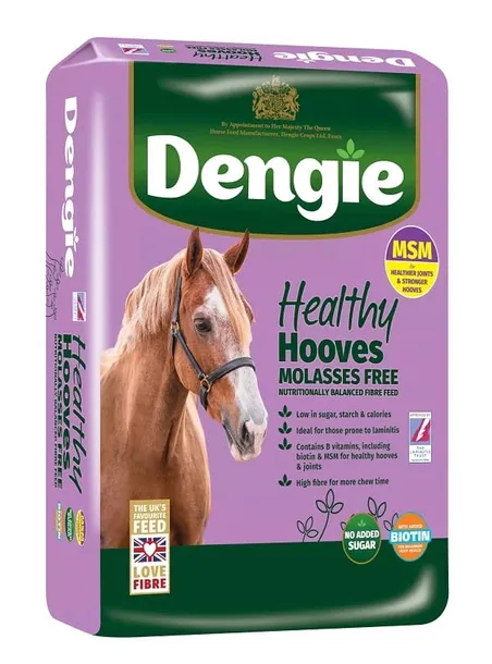 Sieczka dla koni DENGIE Healthy Hooves na kopyta ochwat bez melasy 20kg