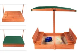 drewniana-piaskownica-ogrodowa-z-daszkiem-zamykana-lawki-120x120-c-zielona