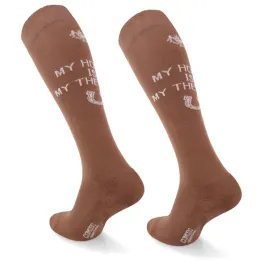 skarpetki-jezdzieckie-mondo-calza-hay-there-my-therapy-brazowe-s-35-38