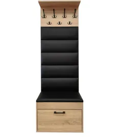 szafka-na-buty-z-wieszakiem-60x30du-panel5-sonoma-polkowieszak