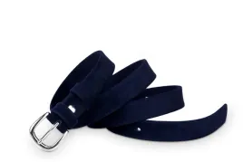 pasek-damski-klasyczny-granatowy-welur-2-cm-105-cm-obwod-w-pasie-78-96-cm